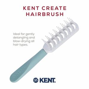Kent KCR1 "Create" Vented Hair Brush for Blowdrying, Creating Root Lift UNBOXED